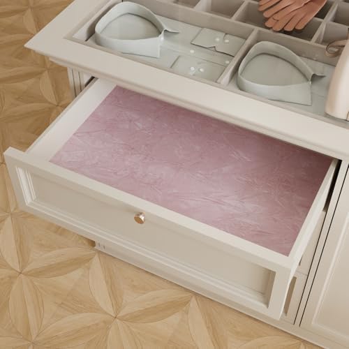 CRE8TIVE Self Adhesive Velvet Flocking Liner Blush Pink Crinkle Crushed Felt - Image 4