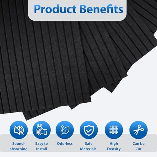 10 Pack Self-Adhesive Acoustic Wall Panels - Image 3