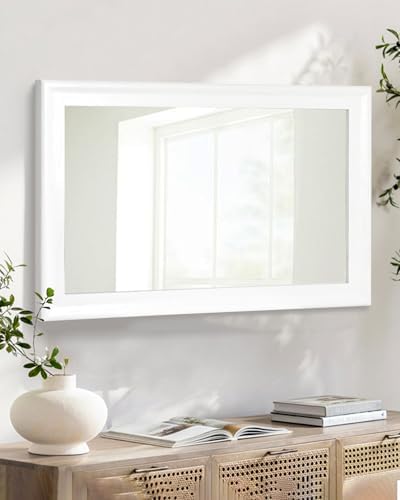 CULER White Wall Mirror for Bathroom, Rectangle 20 x 30 inch Vanity Mirrors - Image 5