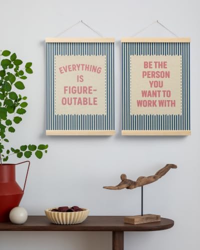 FGFK Positive Affirmations Wall Art Poster Hanger Frame 12x16 Inch - Image 3