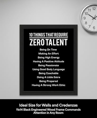 10 Things That Require Zero Talent Wall Art - Image 3