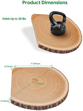 Corner Floating Shelves 3Pcs Wood Corner Shelf Rustic Wall Corner Shelf - Image 3