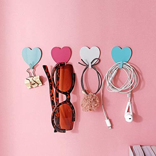 JtmyAota 12 Pack Heart Wall Hooks, Kawaii Room Decor Hooks - Image 5