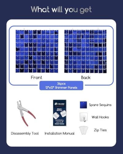COKAOBE LiteGrid Series Shimmer Wall Backdrop - Image 2