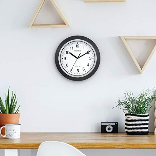La Crosse Technology WT-3102B 10-Inch WWVB Self-Set Analog Wall Clock and - Image 6