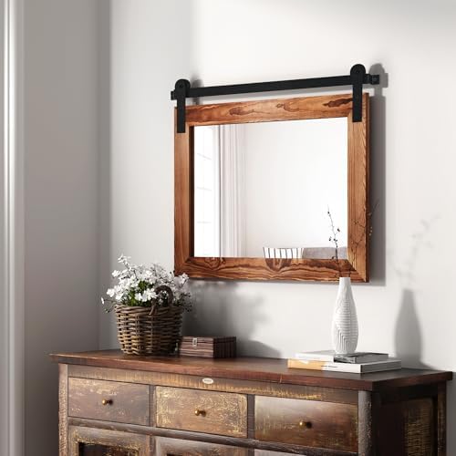 COGOOD Farmhouse Barn Door Mirror - Image 2