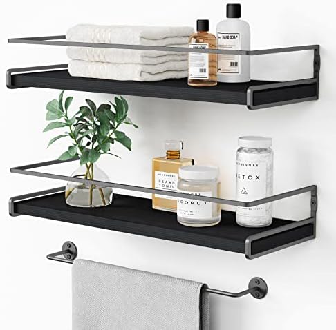 Bathroom Floating Shelves over Toilet by Forbena