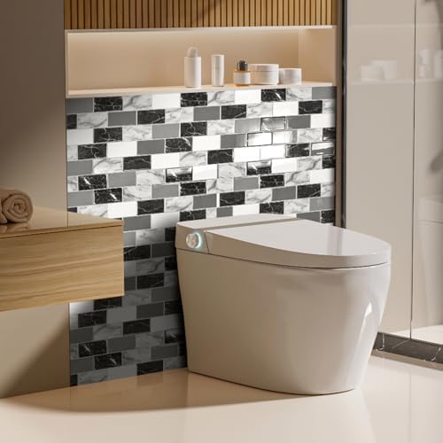 Art3d 10-Pack Marble Wall Tiles Peel and Stick Backsplash - Image 3