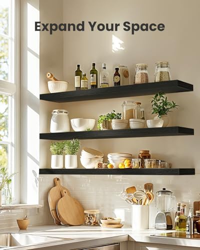 Amada 35.4" Floating Shelves for Wall Decor & Storage - Image 5