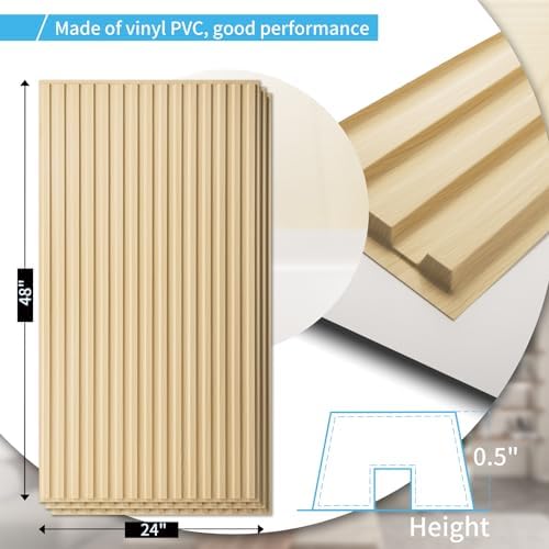 Art3d Fluted Slat 3D Wall Panels, Drop Ceiling Tiles - Image 4