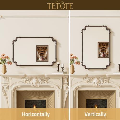 TETOTE Antique Bronze Rectangle Mirror - Image 6