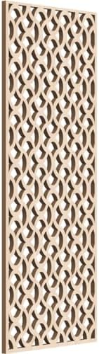 Resort Decorative Pierced Fretwork Wood Wall Panels, 11 3/8"W x 29 3/8"H x 3/8"T by EkenaMillwork