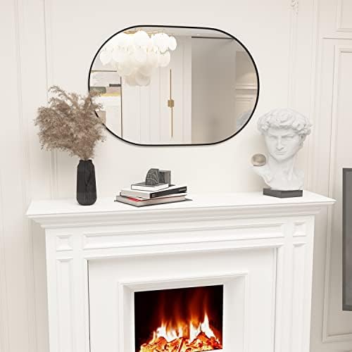 Oval Bathroom Mirror Capsule Wall Mirror, Large Modern Pill Mirrors - Image 6