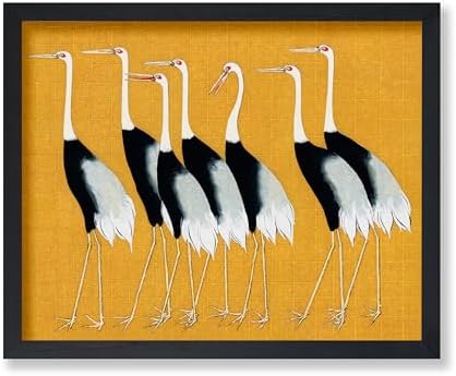 Poster Master Vintage Japanese Crane Poster by PosterMaster