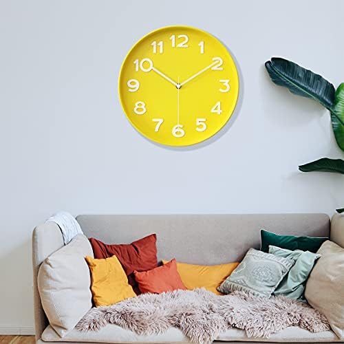 HZDHCLH Wall Clocks for Living Room Bedroom Office Classroom Decor Small Silent - Image 4