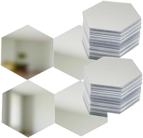 Acrylic Mirror Wall Stickers, 3 Inch by LCLICTOP