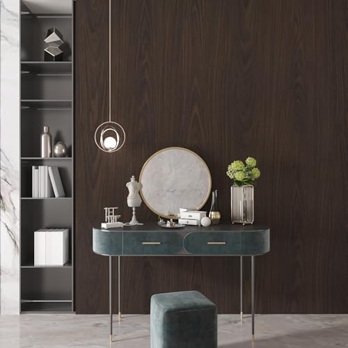 BAYYA Brown Wood Vinyl Wrap Walnut Contact Paper - Image 4