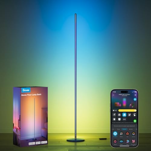 Govee RGBIC Floor Lamp Basic, 1000lm LED Corner Lamp by Unknown
