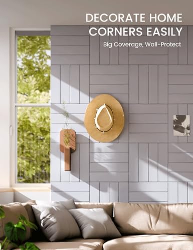 Fluxynara Felt Bulletin Board & Cork Board Alternative, Soft Gray - Image 3