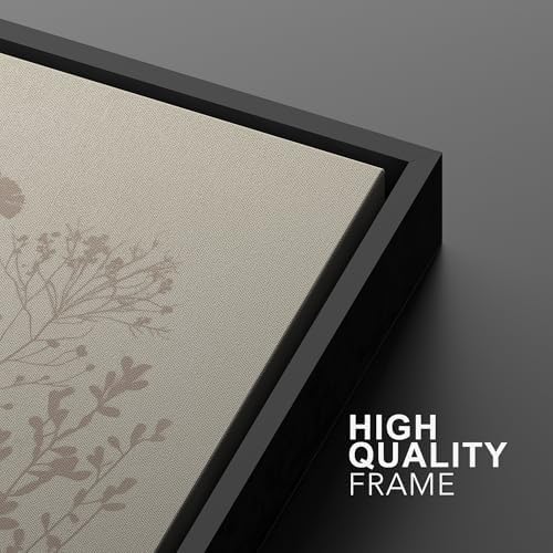 MUDECOR Framed Canvas Print Wall Art Wildflower Art Print, Floral Botanical - Image 5