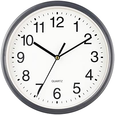 6 Inch Silent Wall Clocks Battery Operated, Non-Ticking Modern Round Clock by Unknown