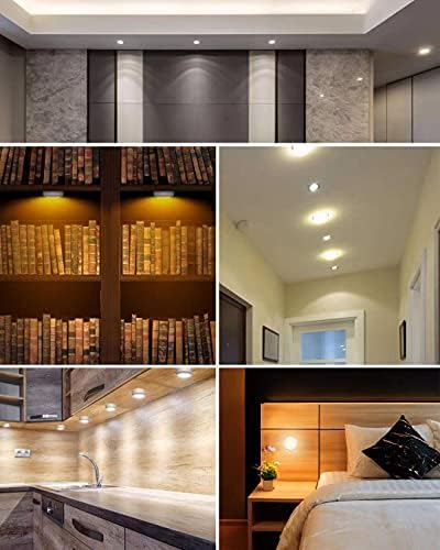 Puck Lights with Remote Control Battery Operated LED Push Lights Wireless - Image 6
