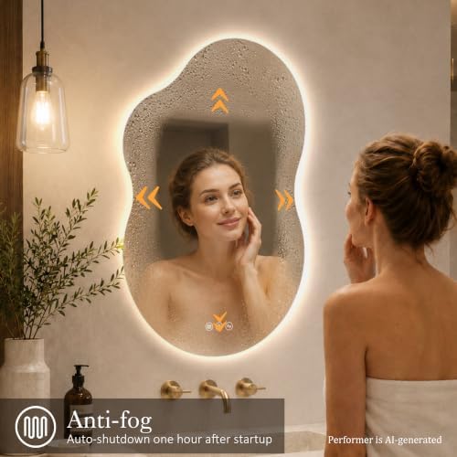 Saliwa Cloud LED Mirror for Bathroom - Image 3