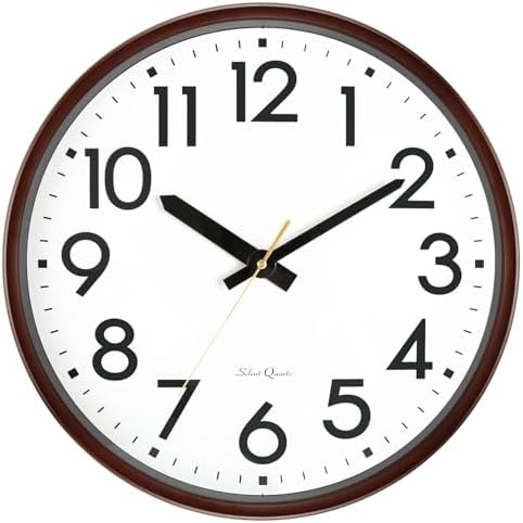 Caysie 20 Inch Large Silent Non Ticking Wall Clock, Quartz Battery Operated by Caysie