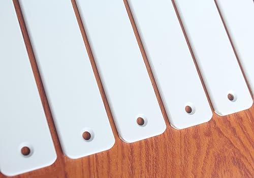 8 Pack - L 11" x H 6" x W1.5, 5mm Thick White L Shelf Bracket, Iron Shelf - Image 5