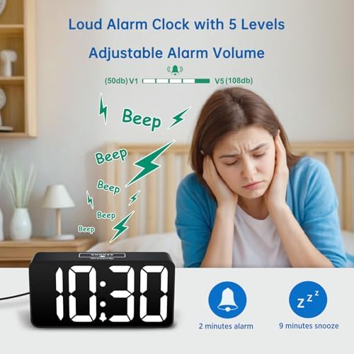 DreamSky Small Digital Alarm Clock - Image 4