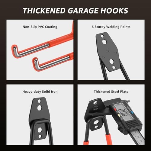 Heavy Duty Garage Hooks for Storage & Hanging Items - Image 4
