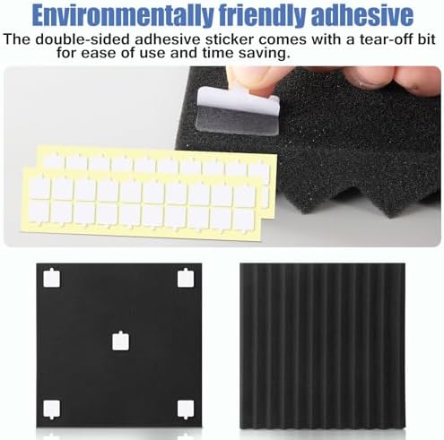 100 Pack Sound Proof Foam Panels - Image 2