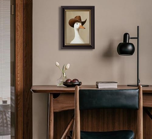 3D Textured Canvas Wall Art American-Style Frame Trendy Cowboy Duck Farmhouse - Image 7