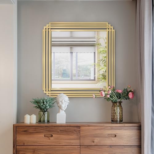 24"x24" Rectangle Decorative Mirror - Image 3