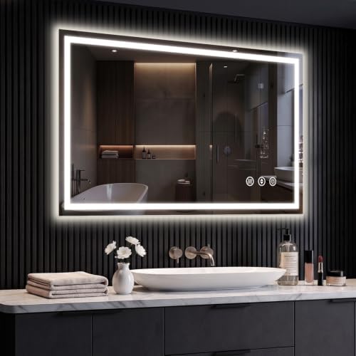 40"x36" LED Bathroom Mirror by Rpoesx