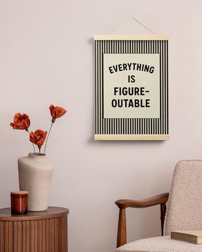 FGFK Everything Is Figureoutable Positive Affirmations Wall Art Poster Hanger - Image 4