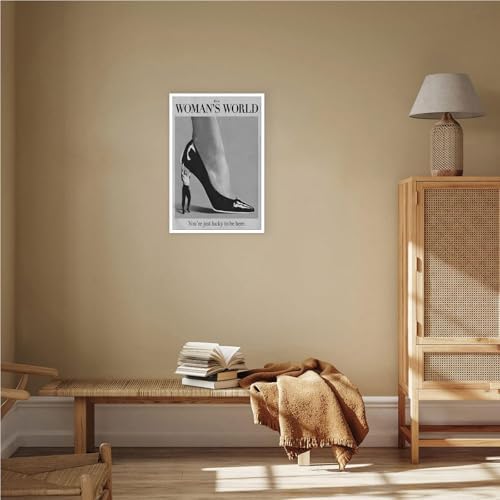 Retro This Is A Woman Is World Poster Feminist Canvas Wall Art Modern Black And - Image 6