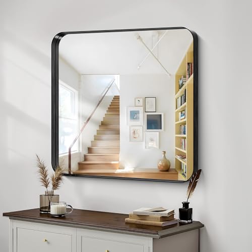 CIRCUMI Black Bathroom Mirror - Image 5