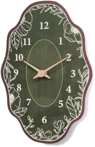 Mid Century Retro Irregular Shape Wall Clock, 19 x 13 Inch - Image 5