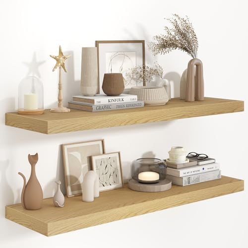 Fun Memories 40" W x 9.3" D Floating Shelves by FunMemories