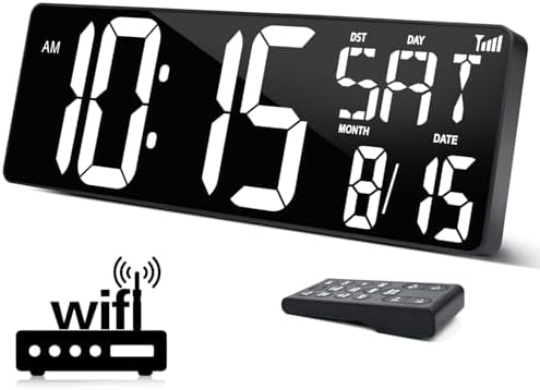 XREXS 16.5 in Large Display Wall Clock by XREXS