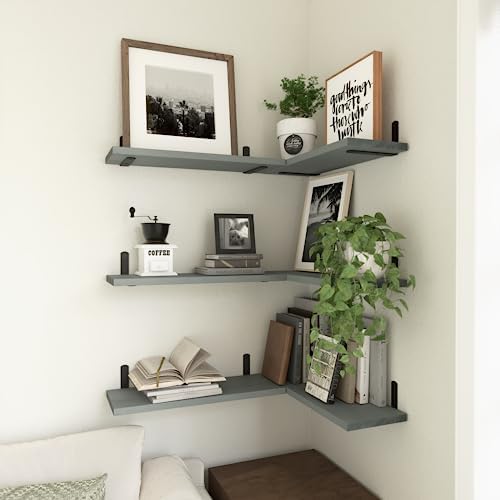 WOPITUES Floating Shelves Set of 6 - Image 5