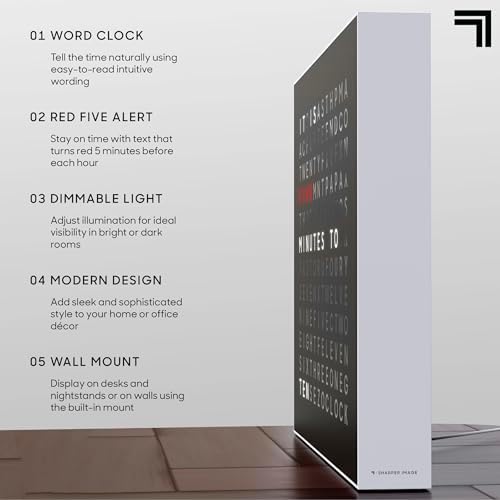 Sharper Image® LED Word Clock Pro - Image 4