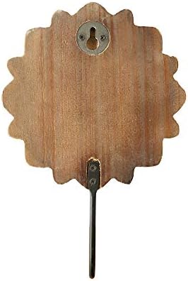 dwellington Decorative Boho Flower Towel Hooks, Farmhouse Boho Coat Rack Hooks - Image 2