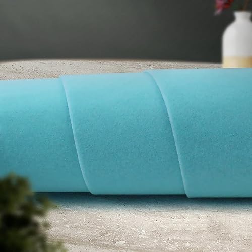 Mint Green Large Size Self Adhesive Soft Velvet Drawer Liner DIY Fabric Felt - Image 4