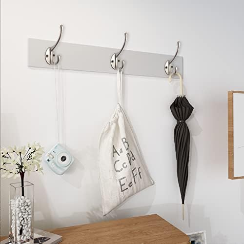 30 Pack Heavy Duty Silvery Dual Coat Hooks - Image 7