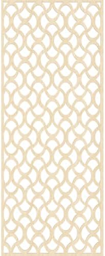Resort Decorative Pierced Fretwork Wood Wall Panels, 33 3/8"W x 84 3/8"H x 1/4"T - Image 4