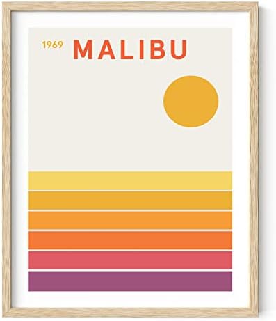 HAUS AND HUES Vintage California Wall Art – Retro Travel Poster, Mid-Century by HausandHuesArtPrints