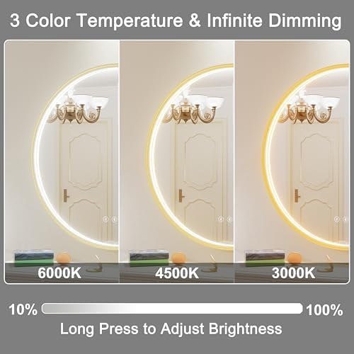 36 Inch LED Bathroom Mirror - Image 3