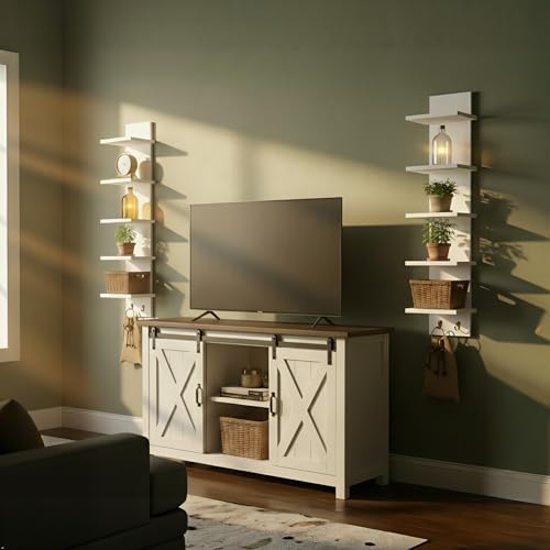 Sorbus 5-Tier Floating Wall Shelf - Image 2